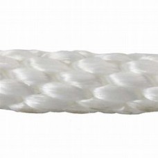 Rope, # 16 (1/2") X 300' Roll Nylon Solid Braided, White